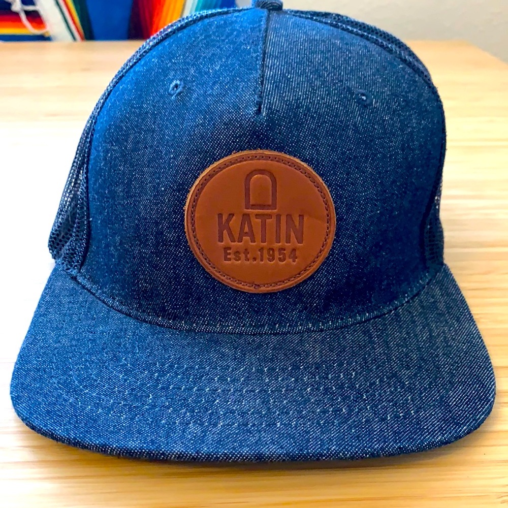 Katin Mens blue Jean trucker hat ECU